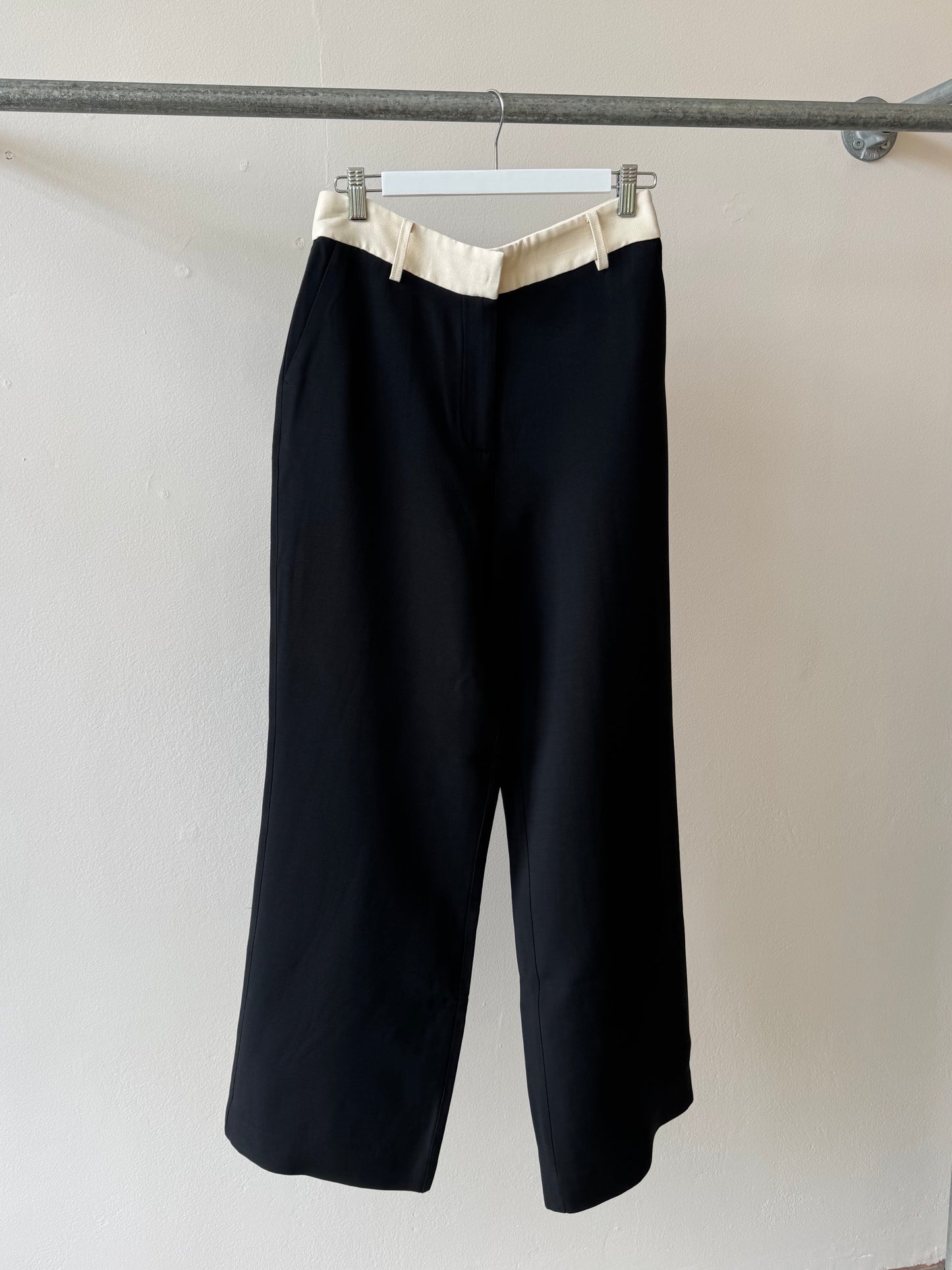 Harris Tapper Tuxedo Trousers Wool/ Silk Blend S