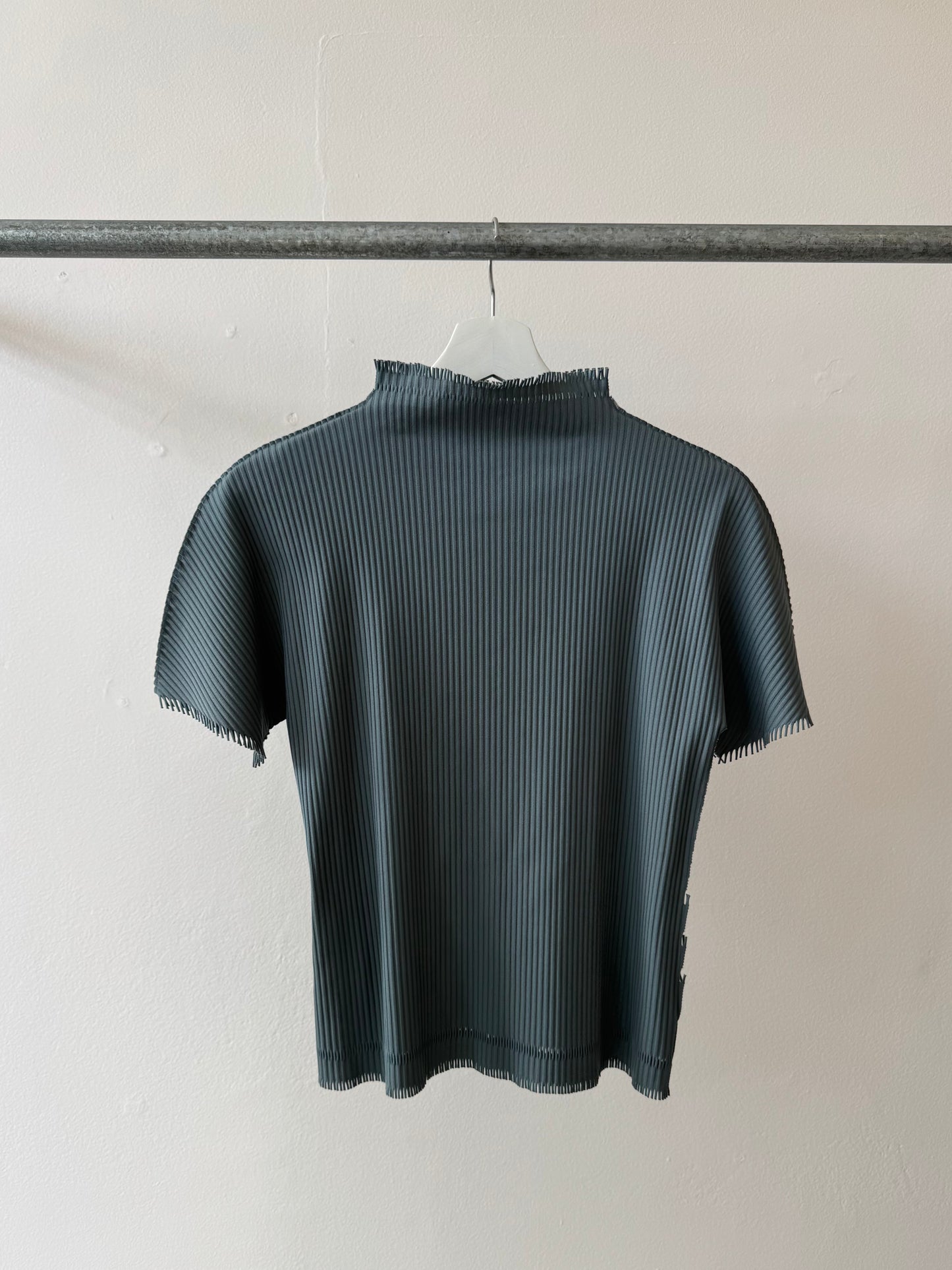 Pleats Please Issey Mikaye Top Teal L