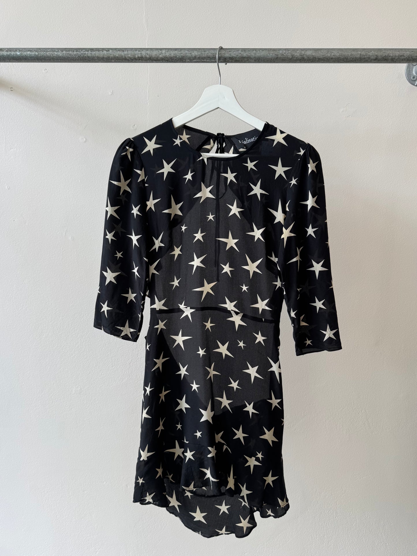Realisation Par Star Silk Mini Dress S