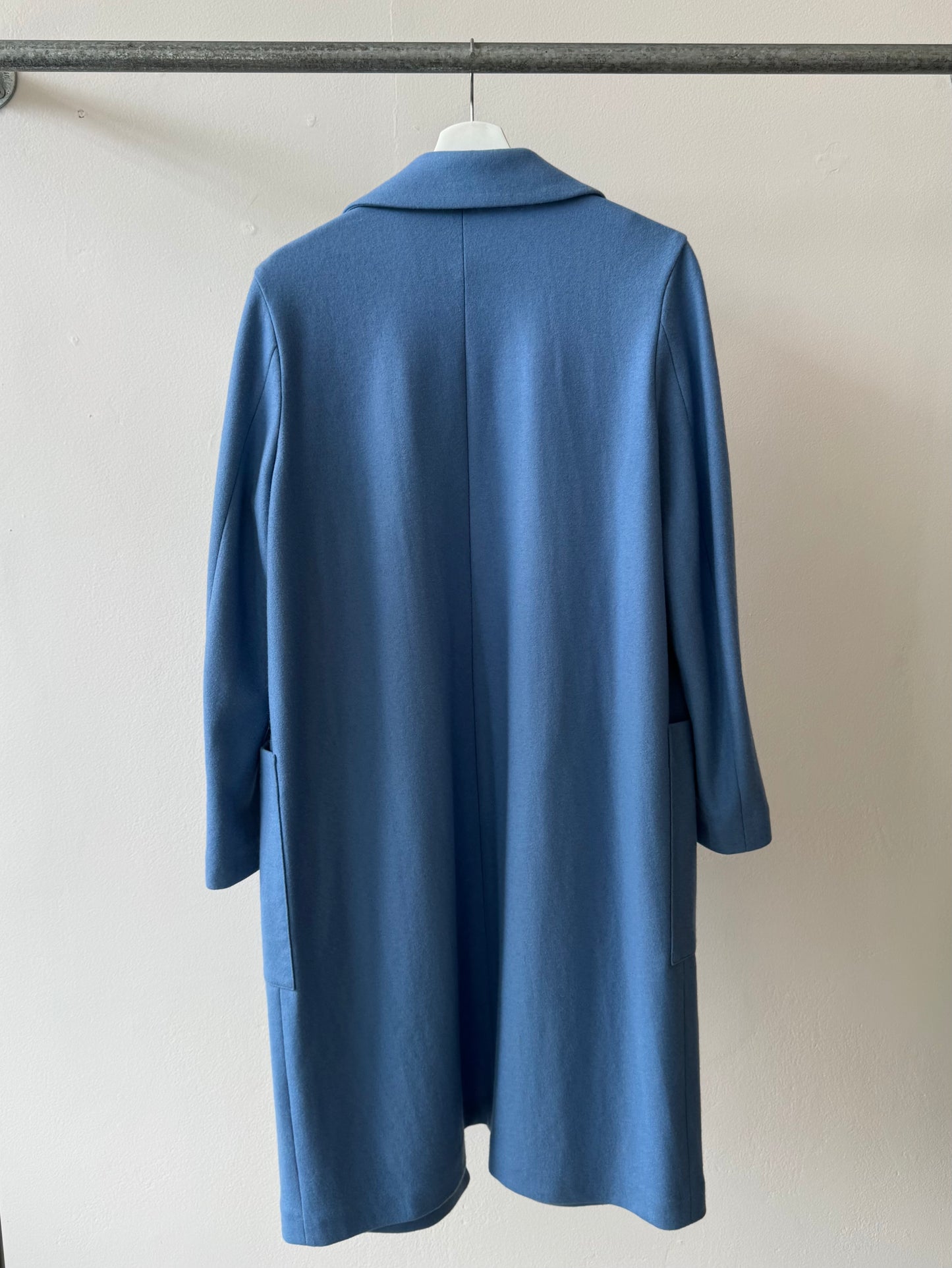 Jac + Jack Wool Coat Sky Blue M