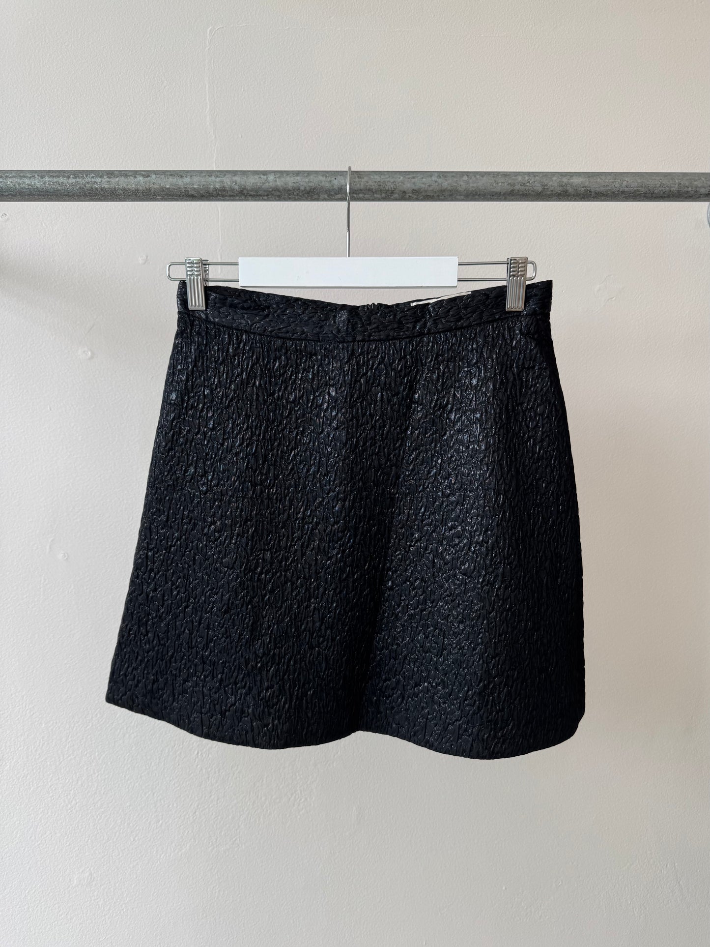 Zimmermann Shimmer Detail Mini Skirt Black M