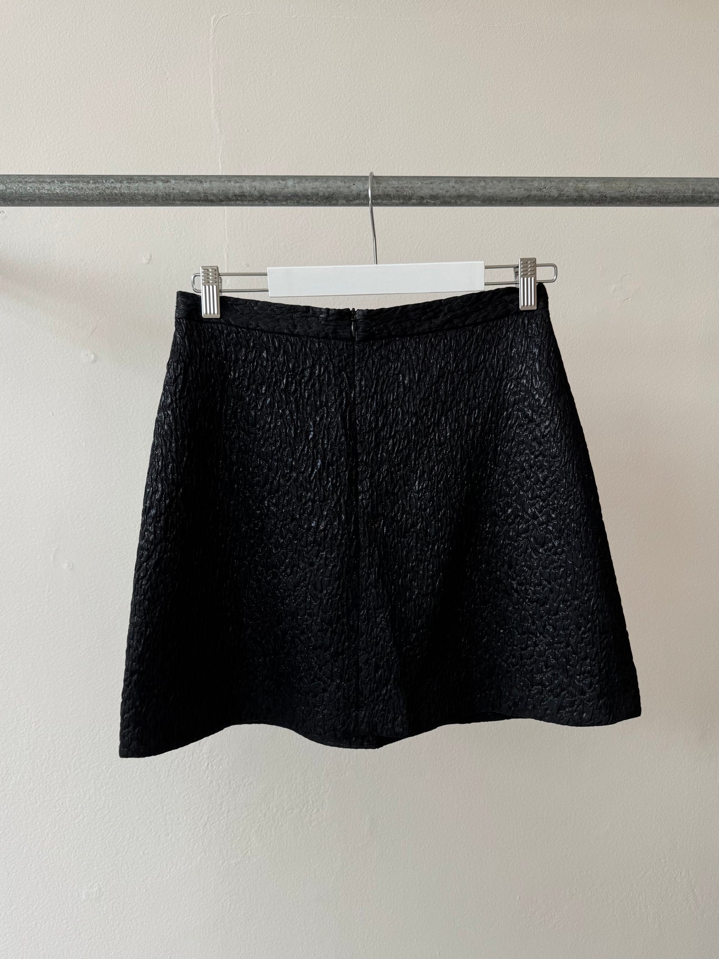 Zimmermann Shimmer Detail Mini Skirt Black M