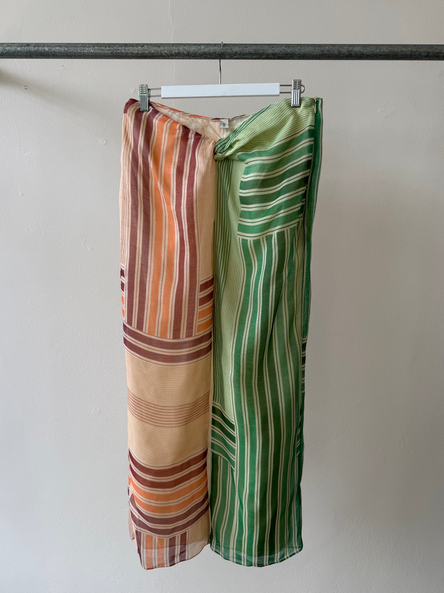 SIR Silk Wool Blend Marisol Twist Skirt M