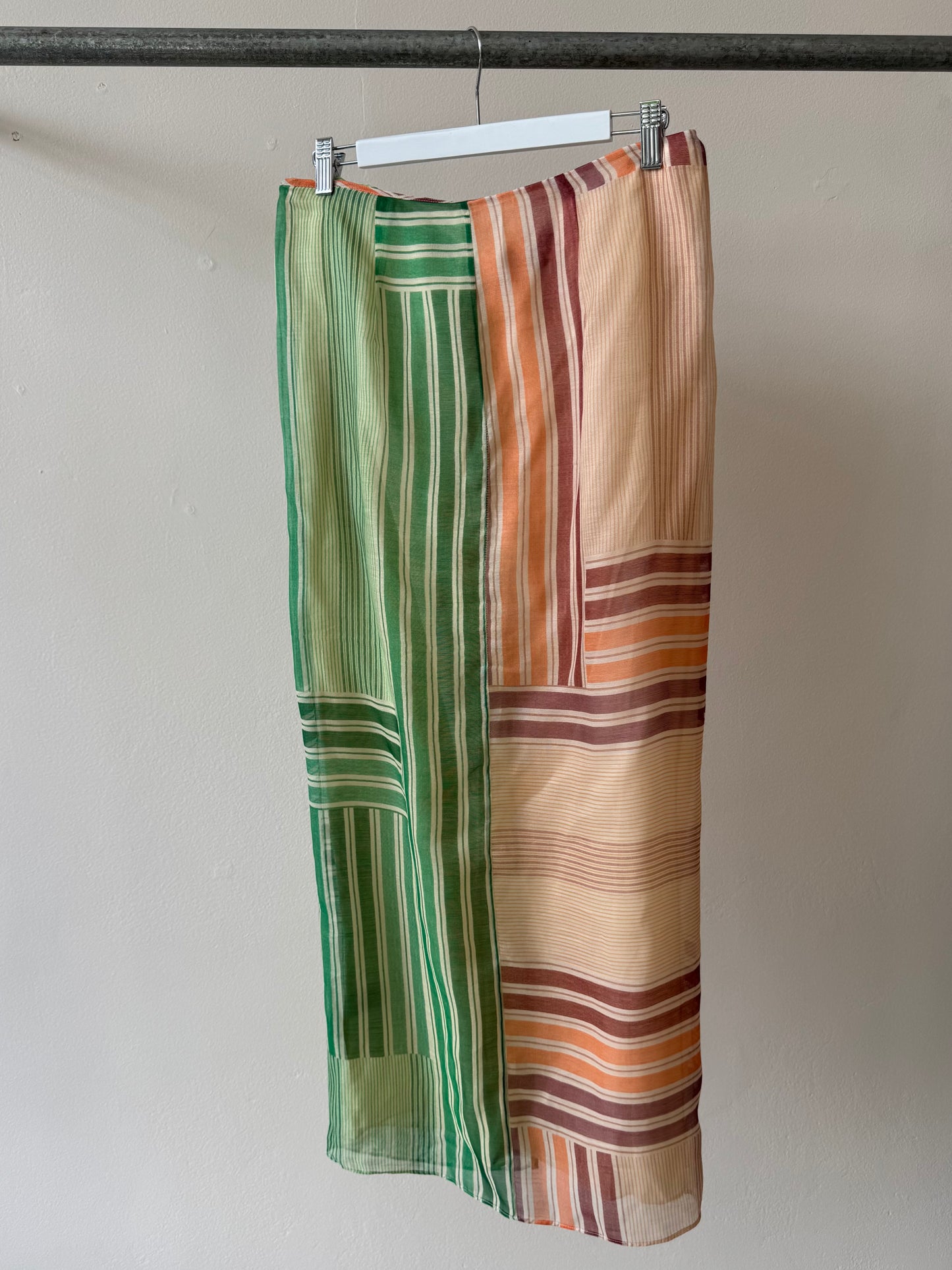 SIR Silk Wool Blend Marisol Twist Skirt M