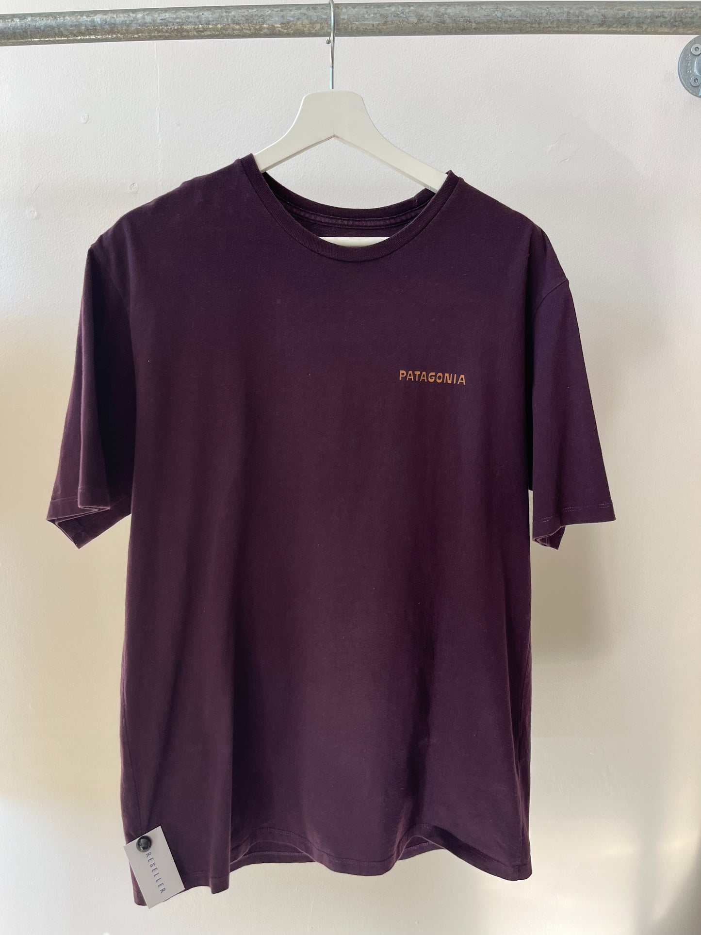 Patagonia Summit Swell Organic Tee Aubergine M