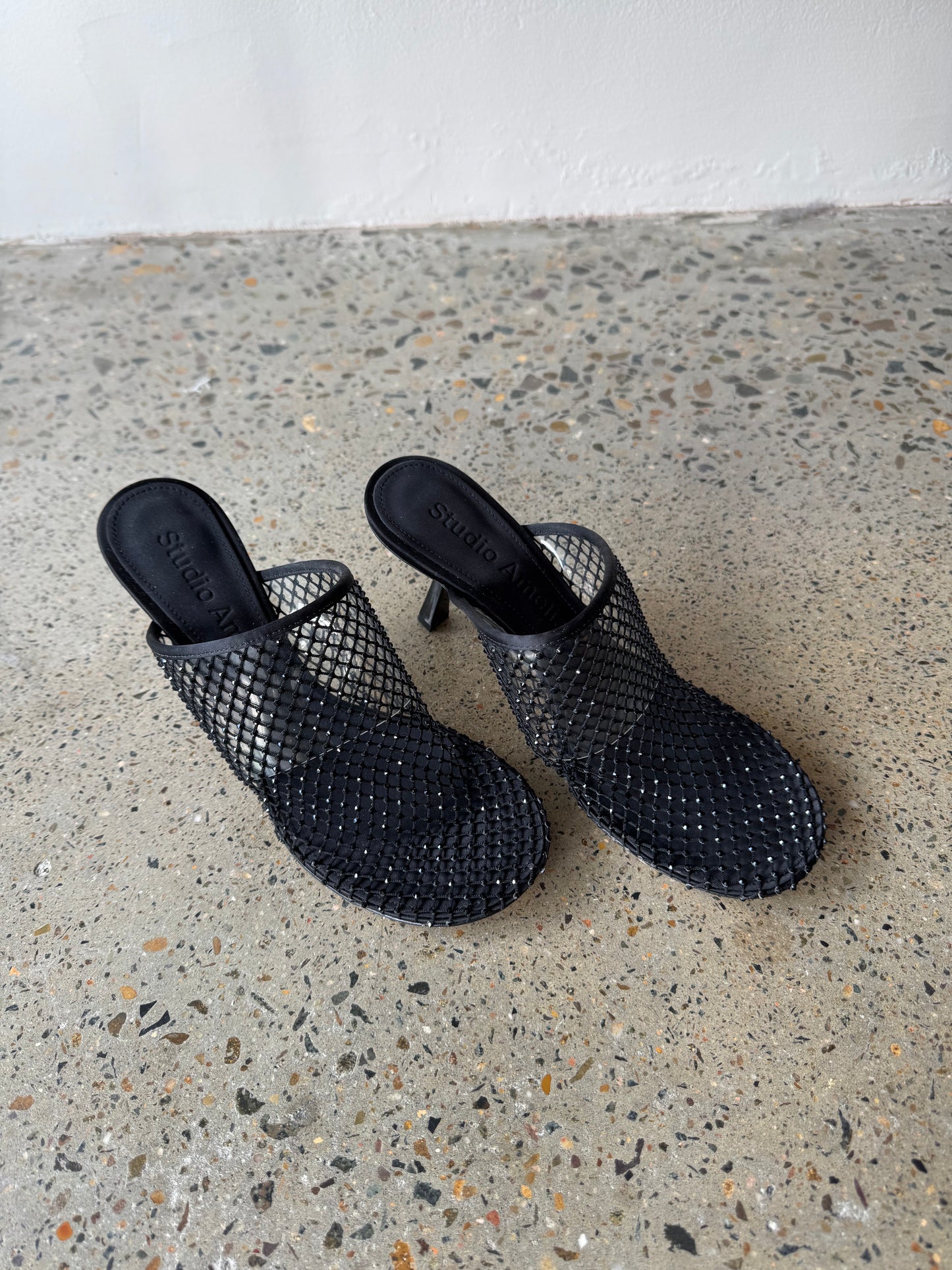 Studio Amelia Dolly Mules Black EU39