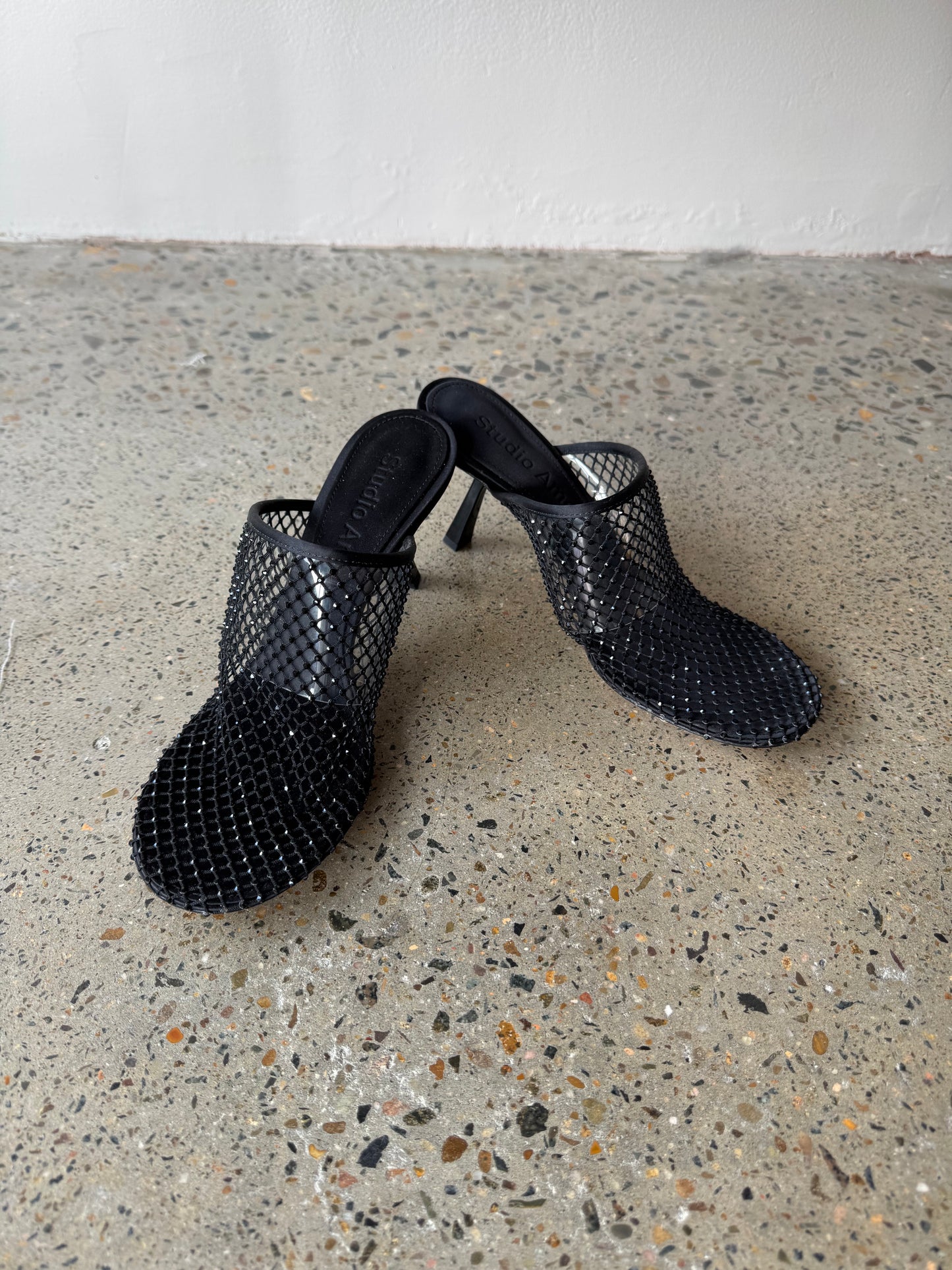Studio Amelia Dolly Mules Black EU39